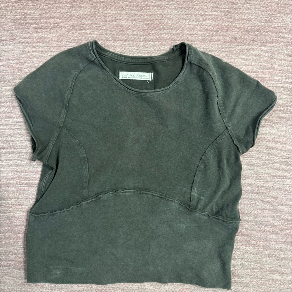 We The Free Forest Green Short Sleeve Tee